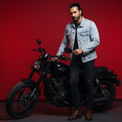 Light Blue Wash Denim Jacket