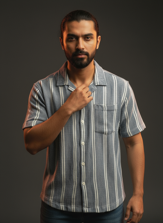 Baggy Shirt - Sky Blue