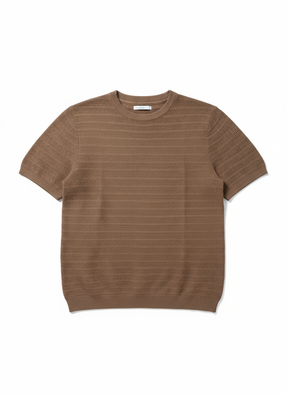 Walnut Knitted Round Neck