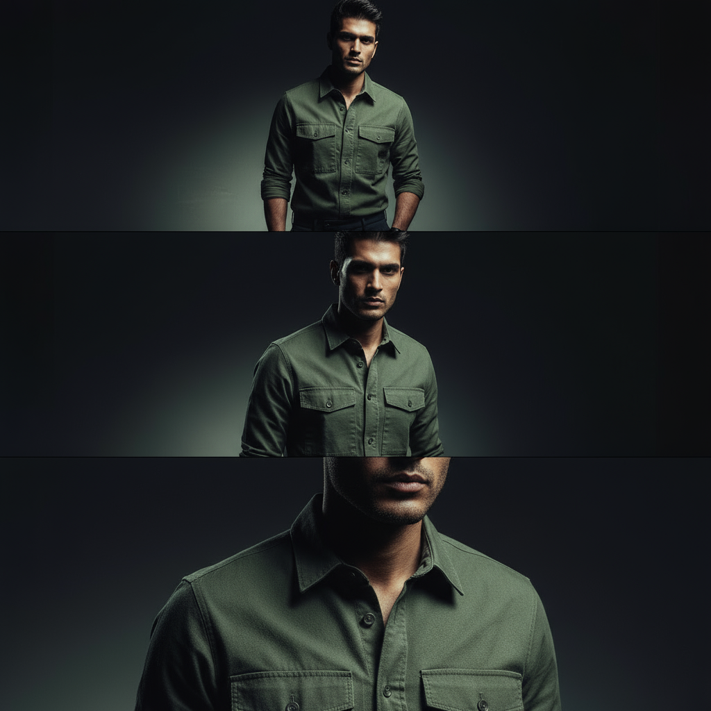 OLIVE GREEN SHACKET