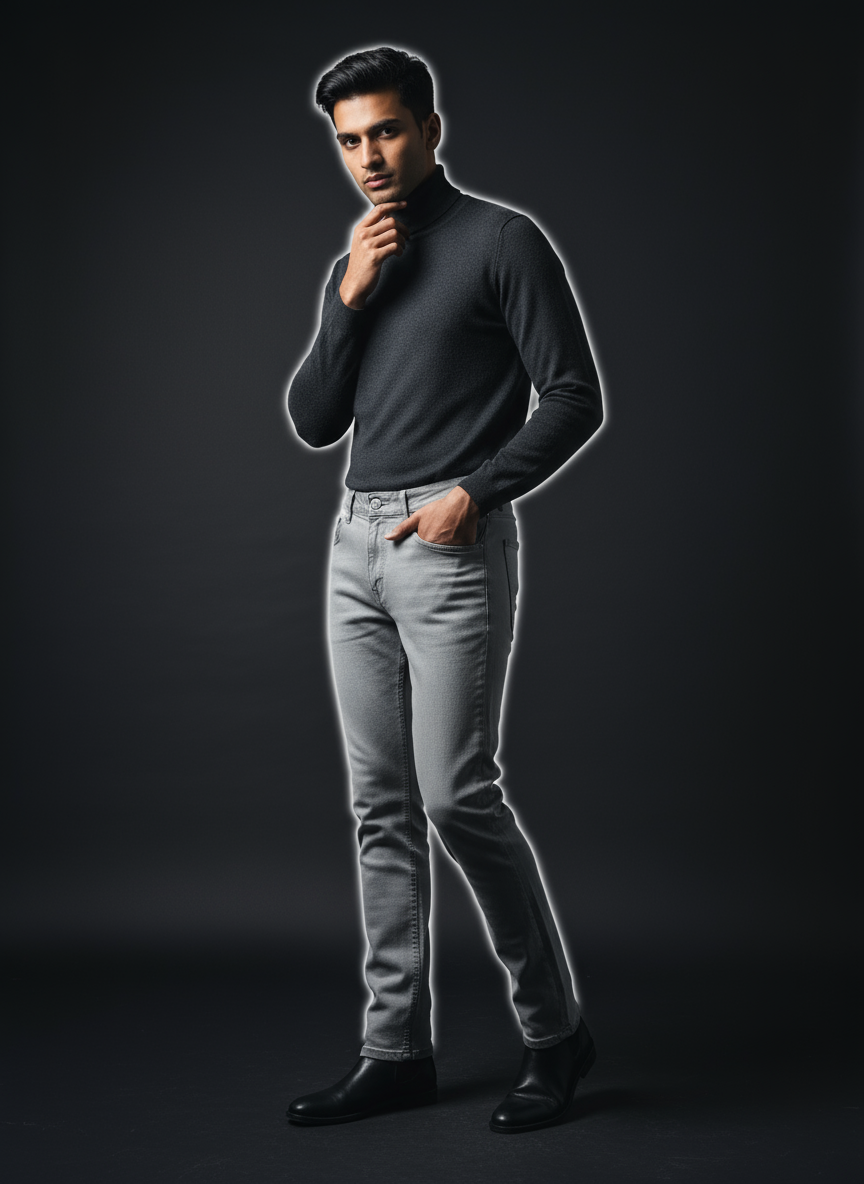 Relaxed Skinny Fit - Grey