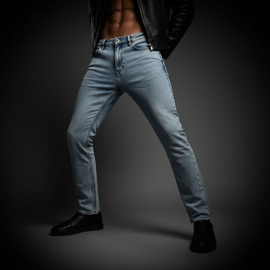 Denim - Blue - Relaxed Skinny Fit
