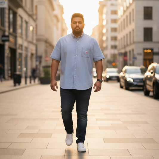 Half Sleeve Oversized - Denim