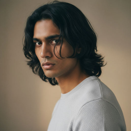 Grey Round Neck - Knitted