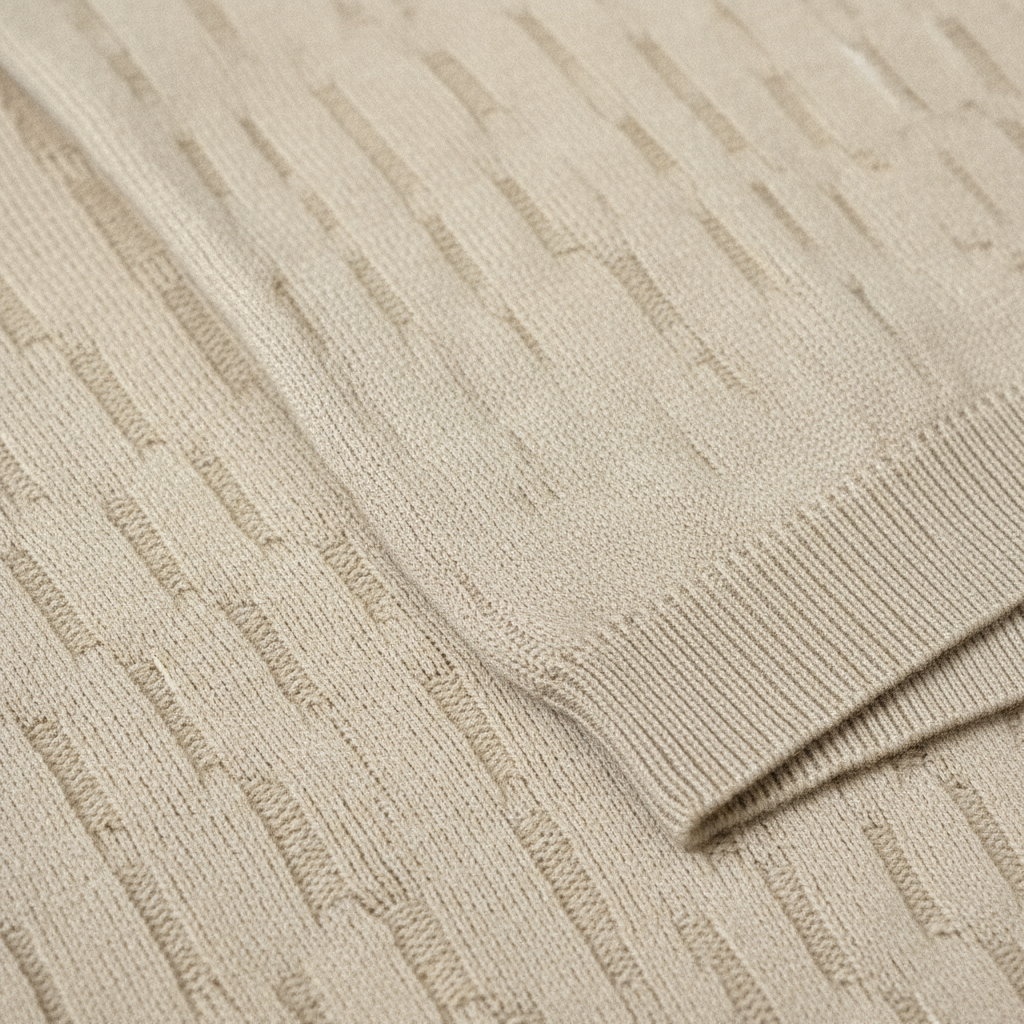 Beige - Knitted Tee Layman