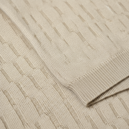 Beige - Knitted Tee Layman