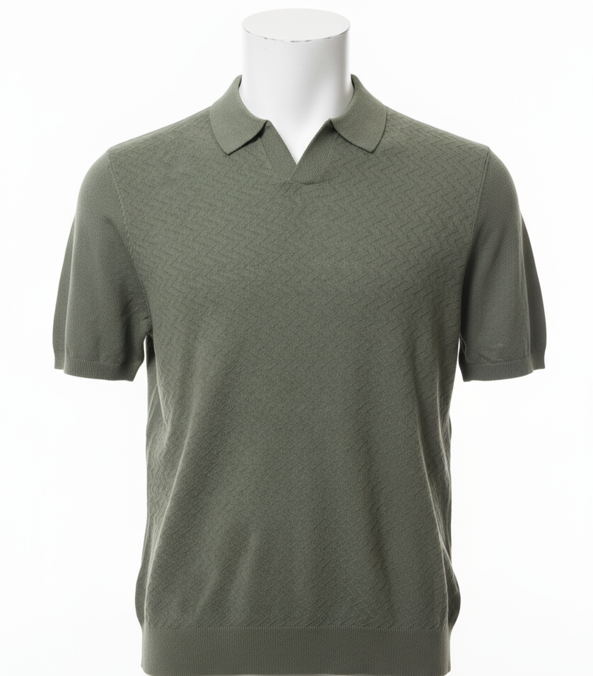 Sweat - Olive Zig Zag Texture