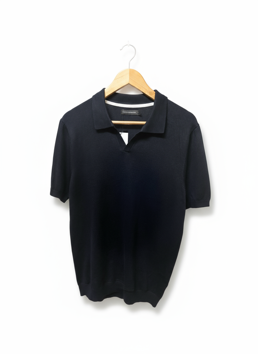 Black Ultra Premium Fabric V Neck