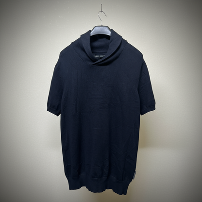 Cardigan Collar Nevy Blue