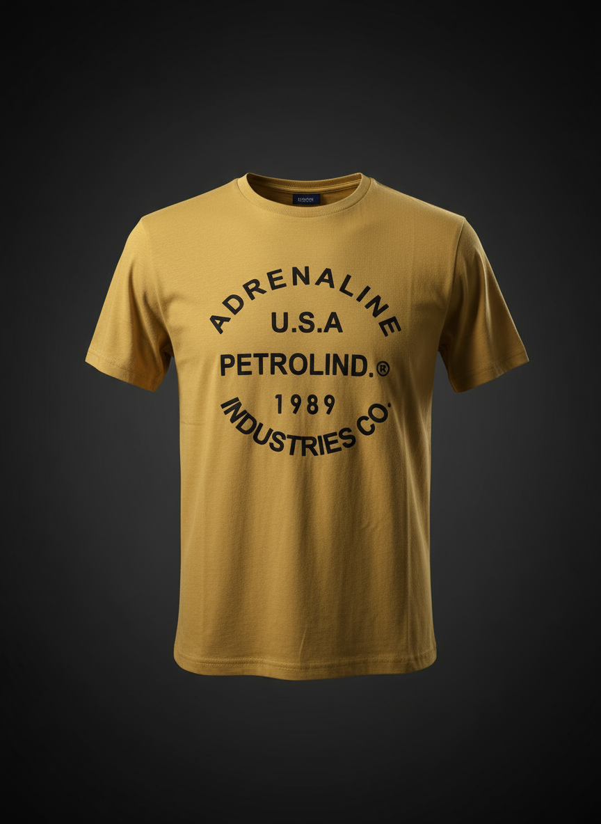 Yellow - 100% Cotton Cool Tshirt
