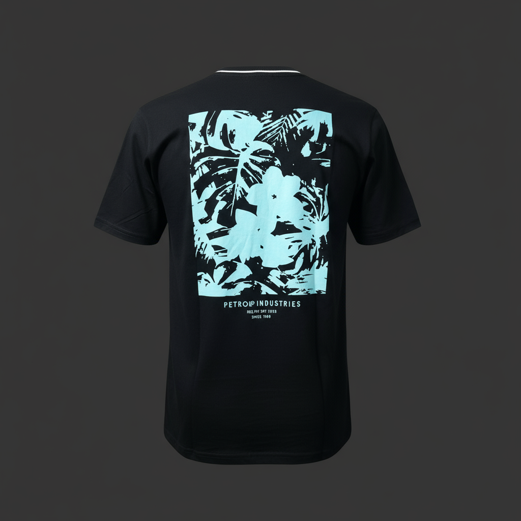 Black ft Neon Abstract - Tshirt