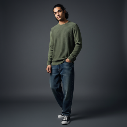 Olive - Knitted Sweater