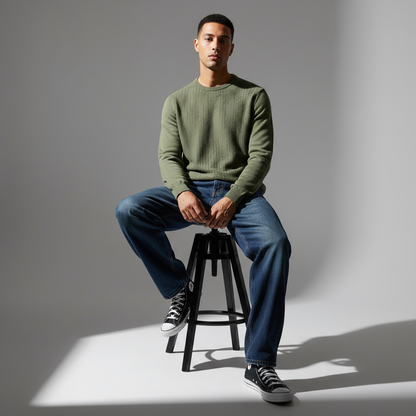 Olive - Knitted Sweater