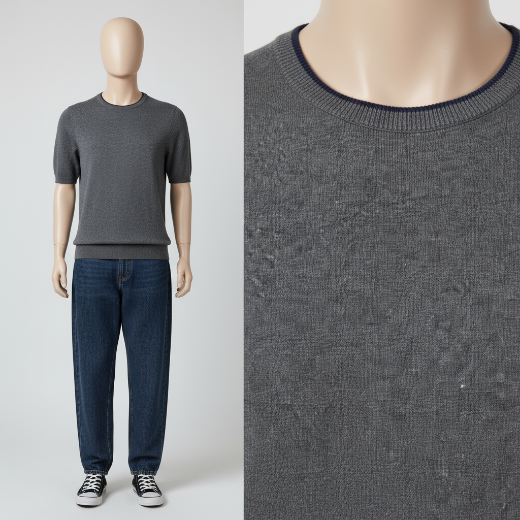 Charcoal Sweat Round Neck