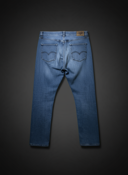 LIGHT BLUE SHADE FADE - Straight Fit