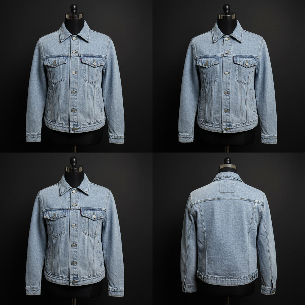 Ligh Blue Wash Denim Jacket