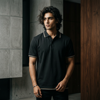Jet Black Polo - FF
