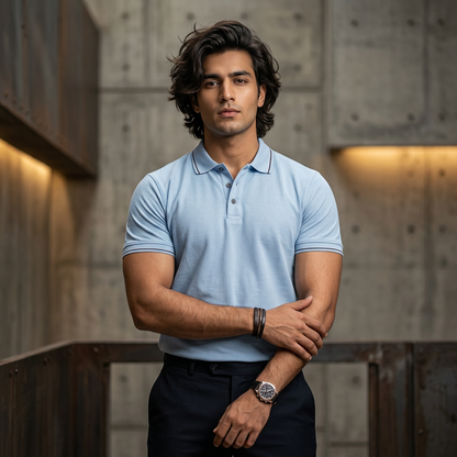 Sky Blue Polo - Ce*io