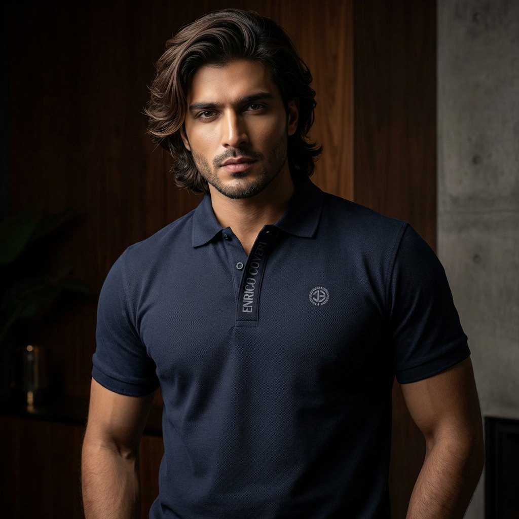 EC Navy Blue Polo