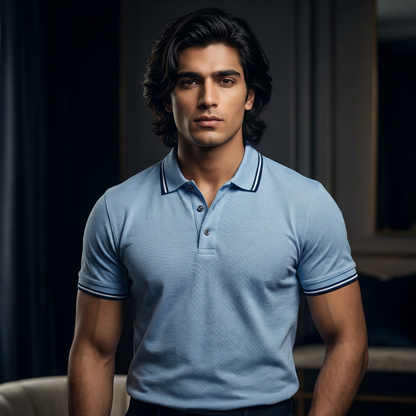 Sky Blue Polo