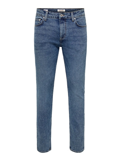 BLUE LIGHT WASH Slim Fit Jeans